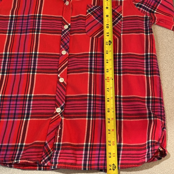 American Eagle - women’s flannel plaid shirt.  Size M - Picture 8 of 9